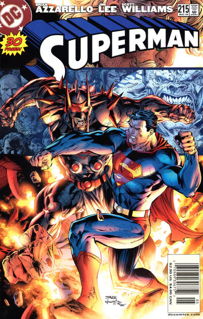 Cover for Superman (DC, 1987 series) #215 [Newsstand]