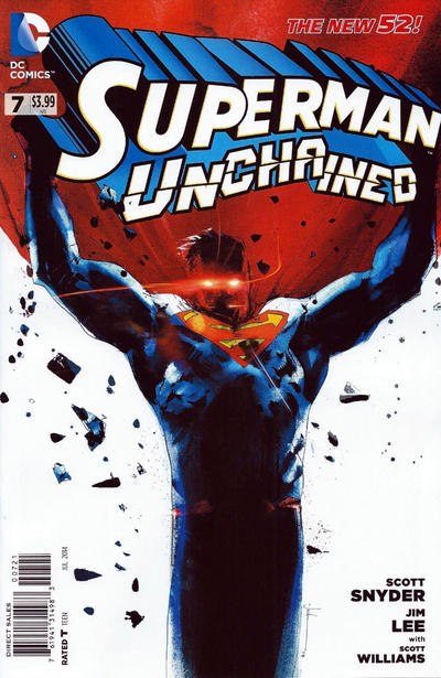 Cover for Superman Unchained (DC, 2013 series) #7 [Jock Cover]
