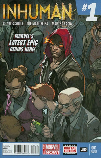Cover for Inhuman (Marvel, 2014 series) #1 [2nd Printing]