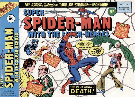 Cover for Super Spider-Man (Marvel UK, 1976 series) #176