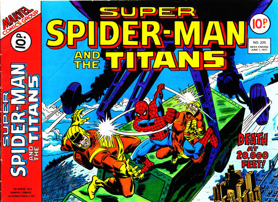 Cover for Super Spider-Man (Marvel UK, 1976 series) #225