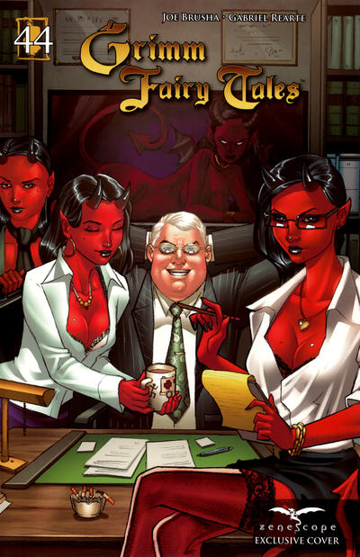 Cover for Grimm Fairy Tales (Zenescope Entertainment, 2005 series) #44 [Zenescope Exclusive Variant by Joe Pekar]