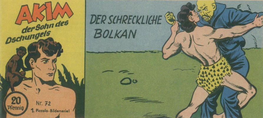 Cover for Akim der Sohn des Dschungels (Lehning, 1953 series) #72