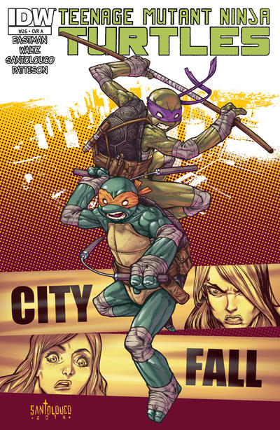 Cover for Teenage Mutant Ninja Turtles (IDW, 2011 series) #26 [Cover A - Mateus Santolouco]