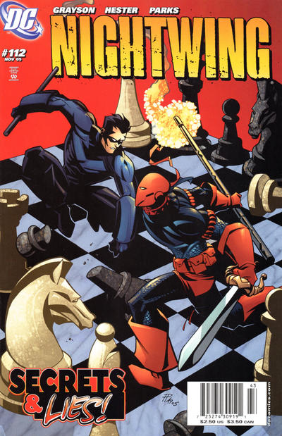 Cover for Nightwing (DC, 1996 series) #112 [Newsstand]