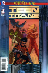 Cover Thumbnail for Teen Titans: Futures End (DC, 2014 series) #1 [3-D Motion Cover]