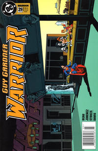 Cover Thumbnail for Guy Gardner: Warrior (DC, 1994 series) #29 [Standard Edition - Newsstand]