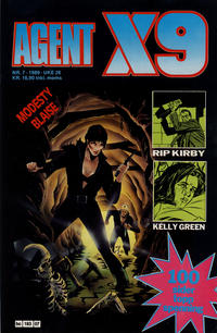 Cover for Agent X9 (Semic, 1976 series) #7/1989