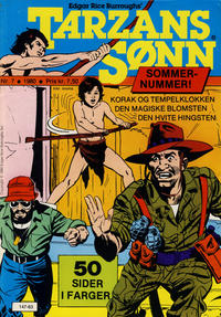 Cover Thumbnail for Tarzans Sønn (Atlantic Forlag, 1979 series) #7/1980