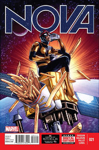 Cover for Nova (Marvel, 2013 series) #21