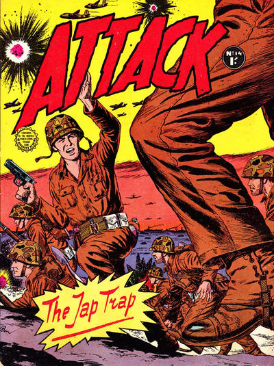 Cover for Attack (Horwitz, 1958 ? series) #14