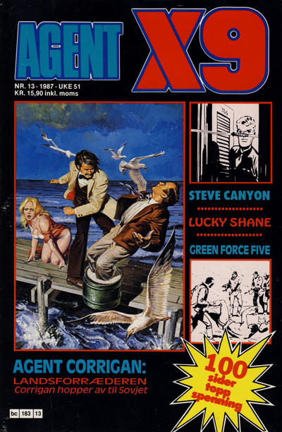 Cover for Agent X9 (Semic, 1976 series) #13/1987