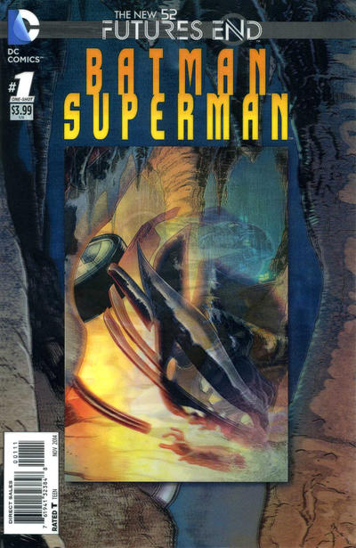 Cover for Batman / Superman: Futures End (DC, 2014 series) #1 [3-D Motion Cover]
