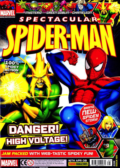 Cover for Spectacular Spider-Man Adventures (Panini UK, 1995 series) #166