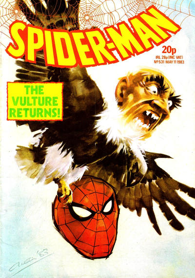 Cover for Super Spider-Man TV Comic (Marvel UK, 1981 series) #531
