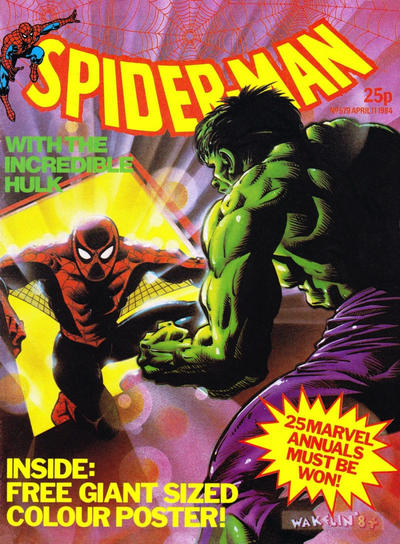 Cover for Spider-Man and His Amazing Friends (Marvel UK, 1983 series) #579