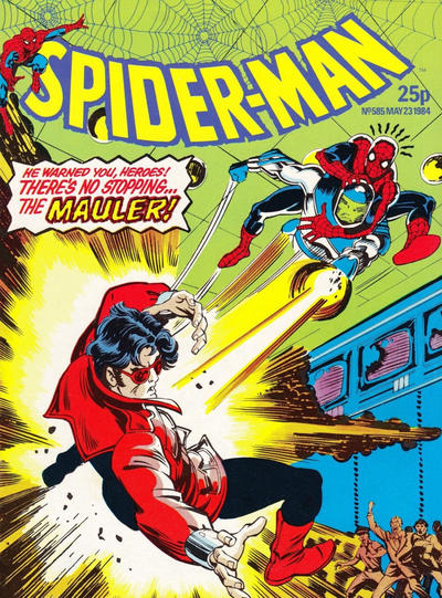 Cover for Spider-Man and His Amazing Friends (Marvel UK, 1983 series) #585