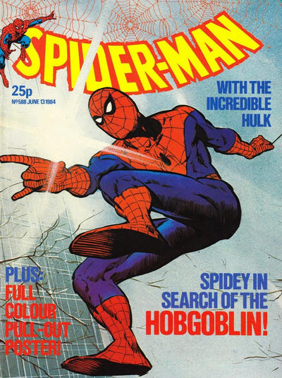 Cover for Spider-Man and His Amazing Friends (Marvel UK, 1983 series) #588