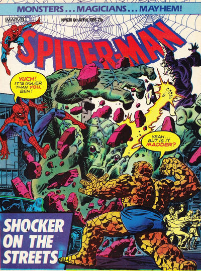 Cover for Spider-Man Comic (Marvel UK, 1984 series) #630