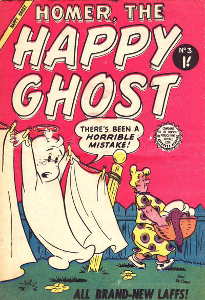 Cover for Homer, the Happy Ghost (Horwitz, 1956 ? series) #3