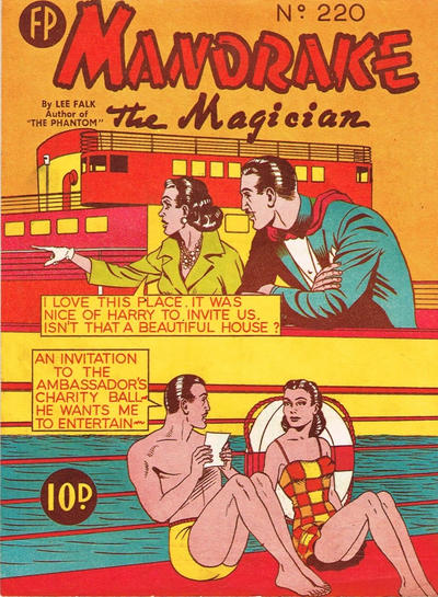 Cover for Mandrake the Magician (Feature Productions, 1950 ? series) #220