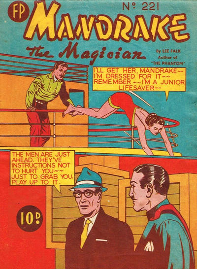 Cover for Mandrake the Magician (Feature Productions, 1950 ? series) #221