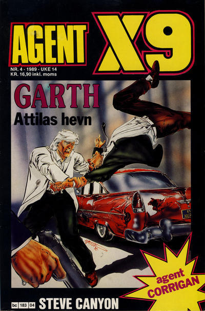 Cover for Agent X9 (Semic, 1976 series) #4/1989