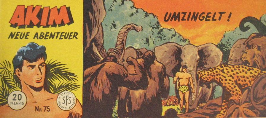 Cover for Akim Neue Abenteuer (Lehning, 1956 series) #75