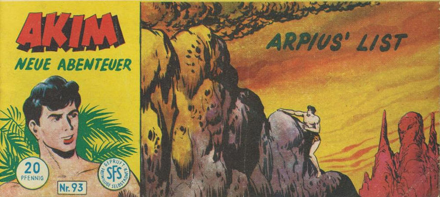 Cover for Akim Neue Abenteuer (Lehning, 1956 series) #93