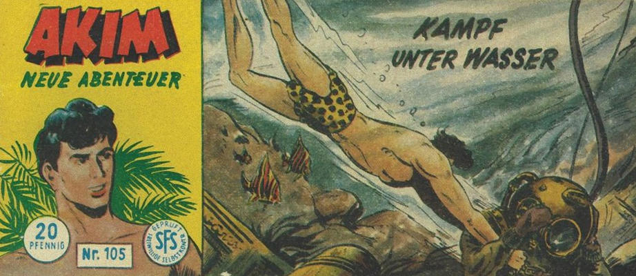 Cover for Akim Neue Abenteuer (Lehning, 1956 series) #105