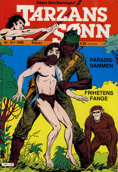 Cover for Tarzans Sønn (Atlantic Forlag, 1979 series) #10/1980