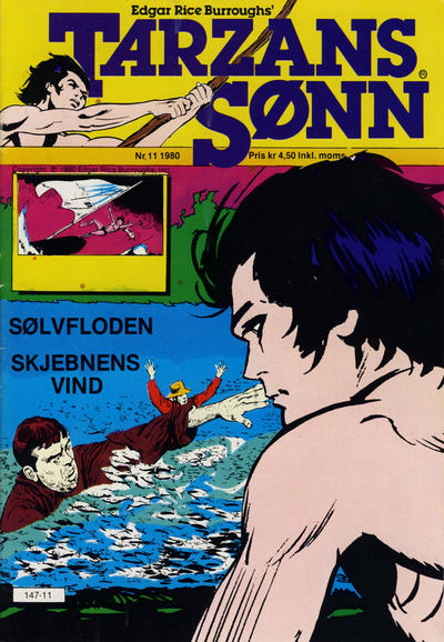 Cover for Tarzans Sønn (Atlantic Forlag, 1979 series) #11/1980