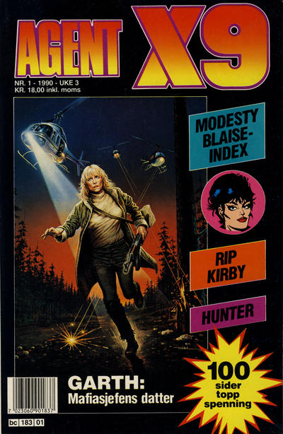 Cover for Agent X9 (Semic, 1976 series) #1/1990