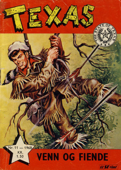 Cover for Texas (Serieforlaget / Se-Bladene / Stabenfeldt, 1953 series) #11/1968
