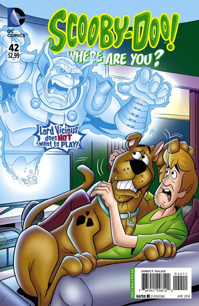 Cover for Scooby-Doo, Where Are You? (DC, 2010 series) #42 [Direct Sales]