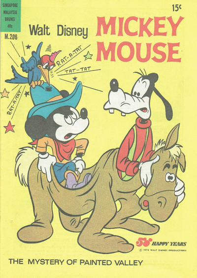 Cover for Walt Disney's Mickey Mouse (W. G. Publications; Wogan Publications, 1956 series) #206
