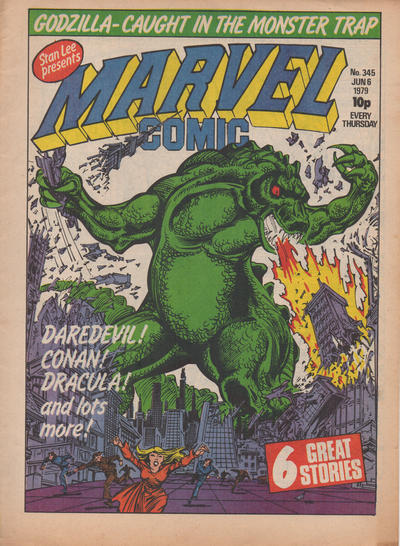 Cover for Marvel Comic (Marvel UK, 1979 series) #345