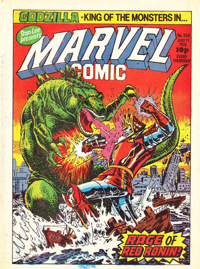 Cover for Marvel Comic (Marvel UK, 1979 series) #350