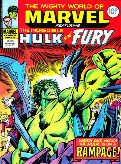 Cover for The Mighty World of Marvel (Marvel UK, 1972 series) #265