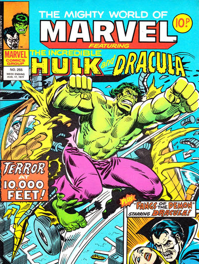 Cover for The Mighty World of Marvel (Marvel UK, 1972 series) #255