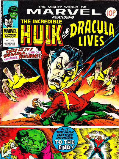 Cover for The Mighty World of Marvel (Marvel UK, 1972 series) #247
