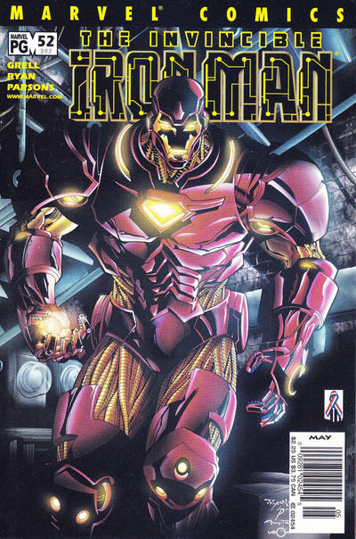 Cover for Iron Man (Marvel, 1998 series) #52 (397) [Newsstand]
