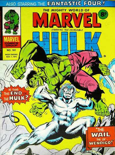 Cover for The Mighty World of Marvel (Marvel UK, 1972 series) #161