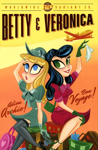 Cover for Betty and Veronica (Archie, 1987 series) #272 [Vintage Pin Up Variant]