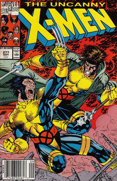 Cover for The Uncanny X-Men (Marvel, 1981 series) #277 [Australian]