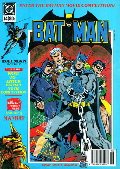 Cover for Batman Monthly (Egmont UK, 1988 series) #14