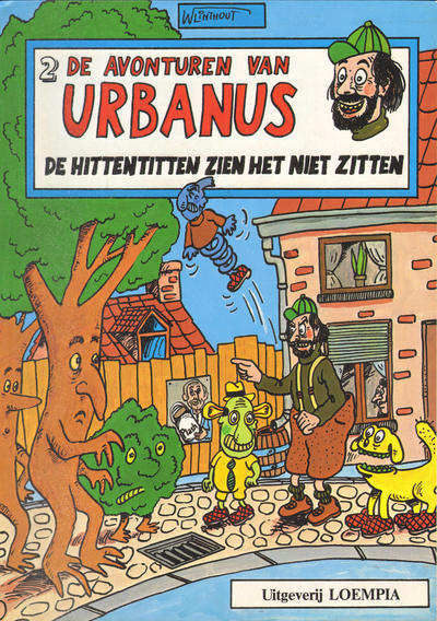 Cover for De avonturen van Urbanus (Loempia, 1983 series) #2 [zwartwit] - De Hittentitten zien het niet zitten [Herdruk 1985]