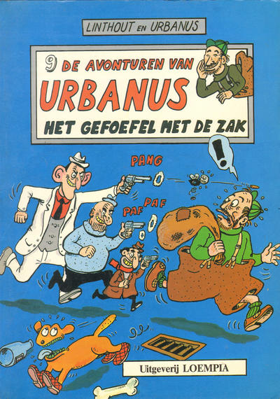 Cover for De avonturen van Urbanus (Loempia, 1983 series) #9 - Het gefoefel met de zak [Eerste druk(ken) met ongekleurde binnenpagina's]