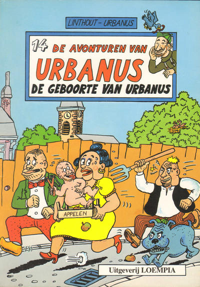 Cover for De avonturen van Urbanus (Loempia, 1983 series) #14 - De geboorte van Urbanus