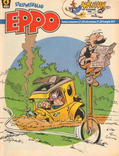 Cover for Eppo (Oberon, 1975 series) #4/1981